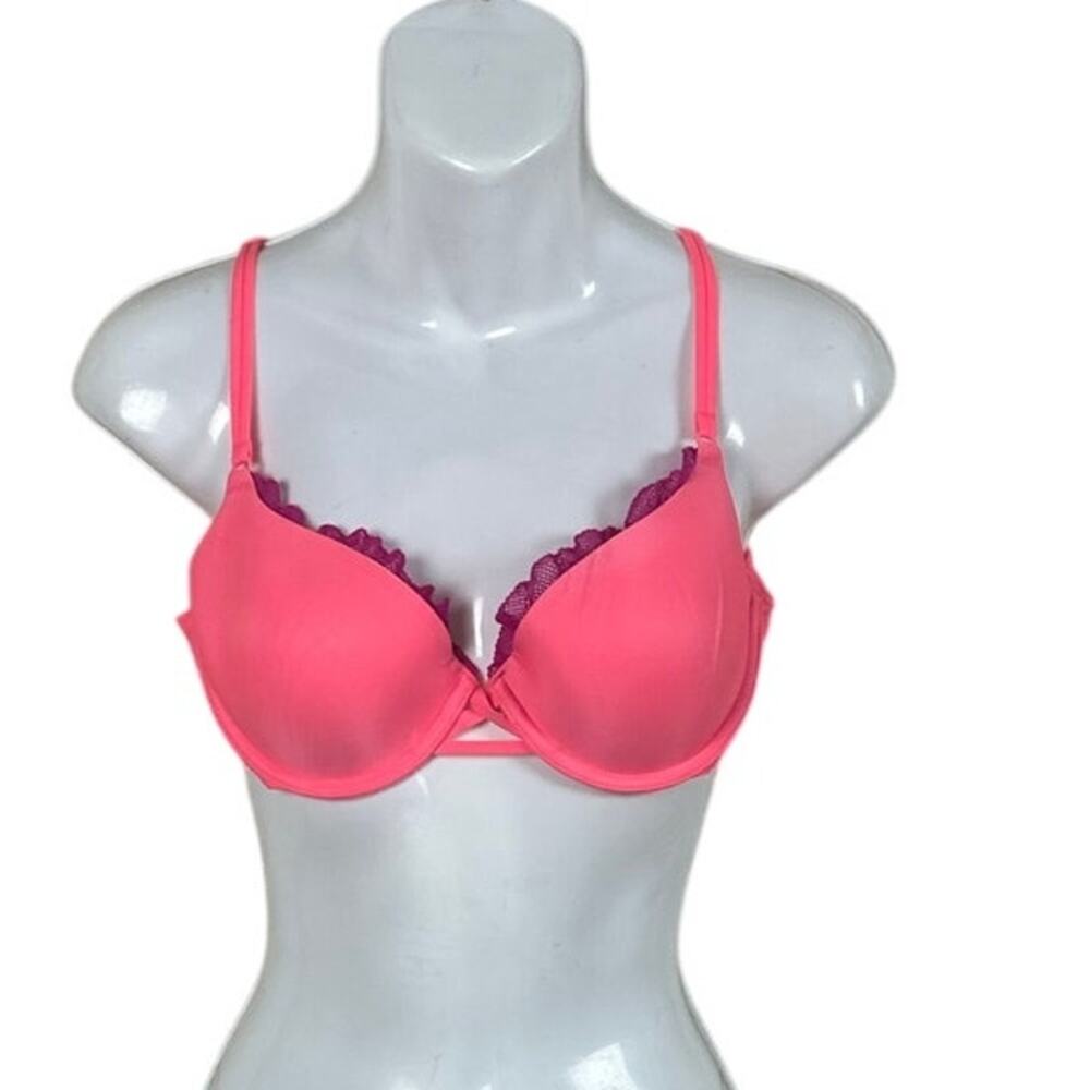 Victoria’s Secret Pink Lace Trim Demi Bra size 36B